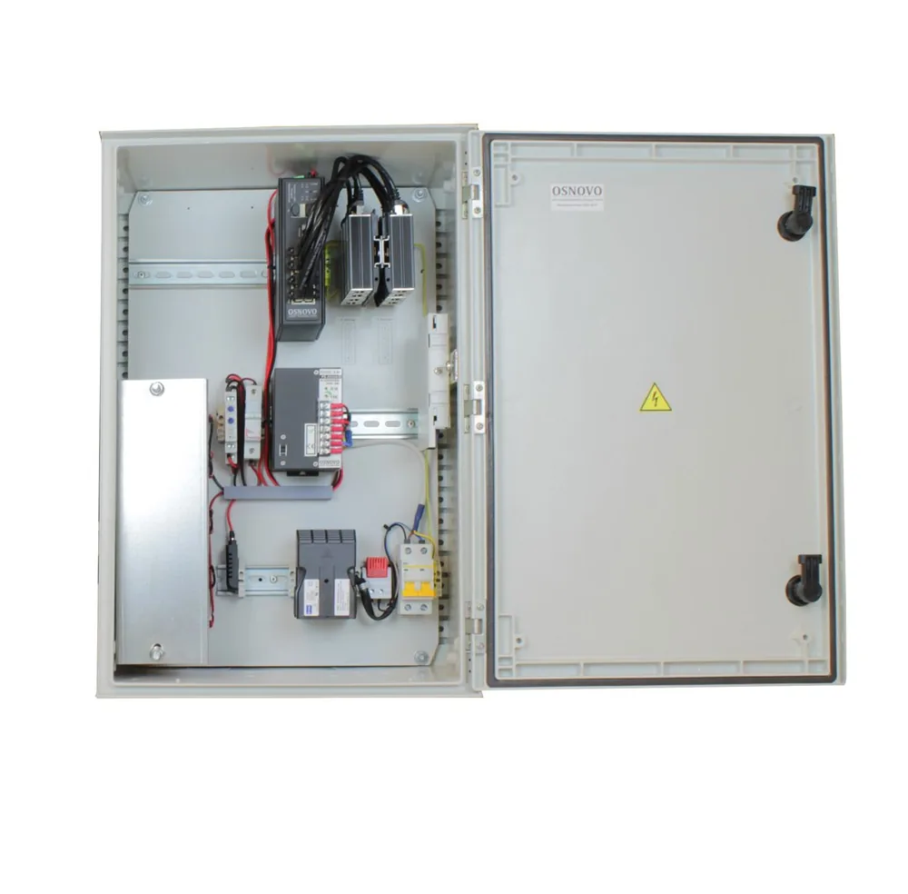 OSP-46TB3(SW-80802/ILS(port 75W)). Уличная станция с термостабилизацией и резервным питанием