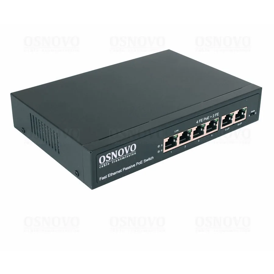 SW-20600/A(80W). Коммутатор Fast Ethernet на 6 портов