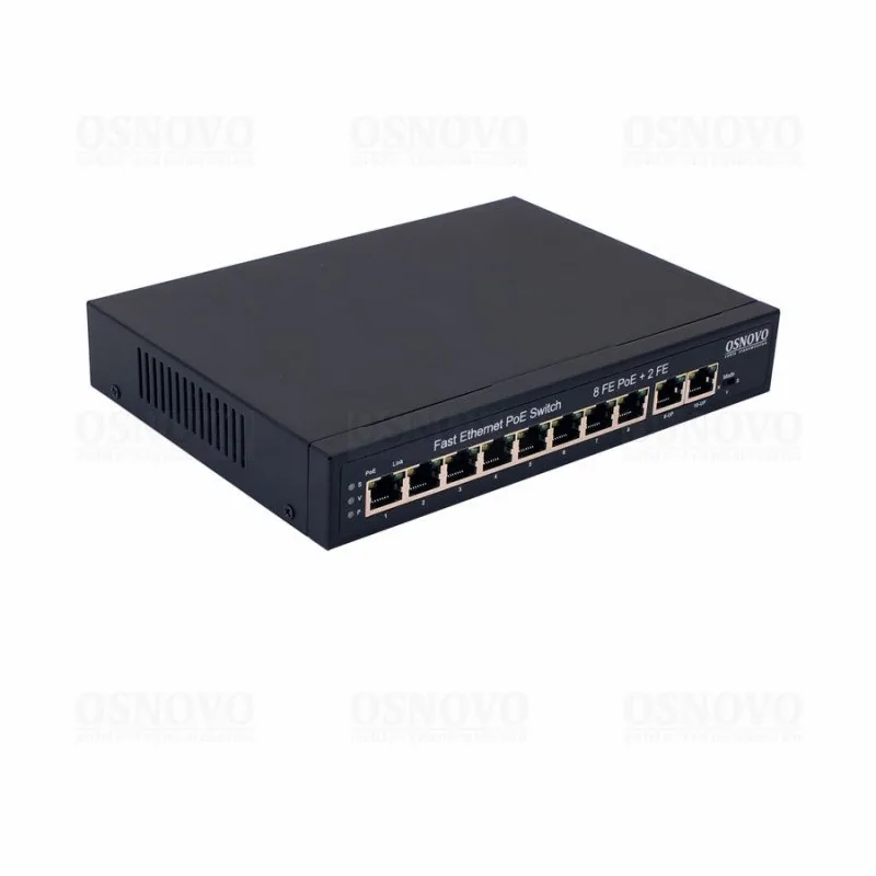 SW-21000(120W). Коммутатор 10-портовый Fast Ethernet с PoE