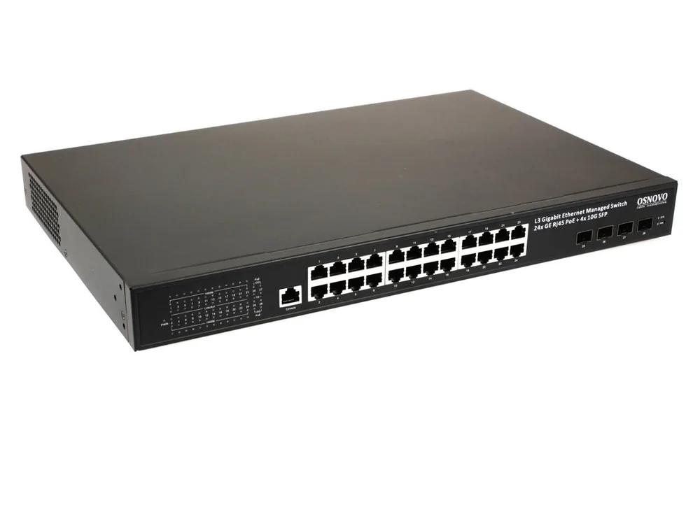 SW-24G4X-1L-I. Коммутатор с PoE
