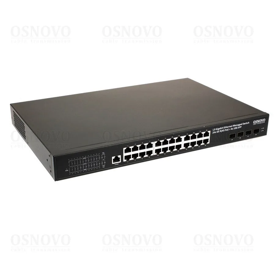 SW-24G4X-1L. Коммутатор с PoE