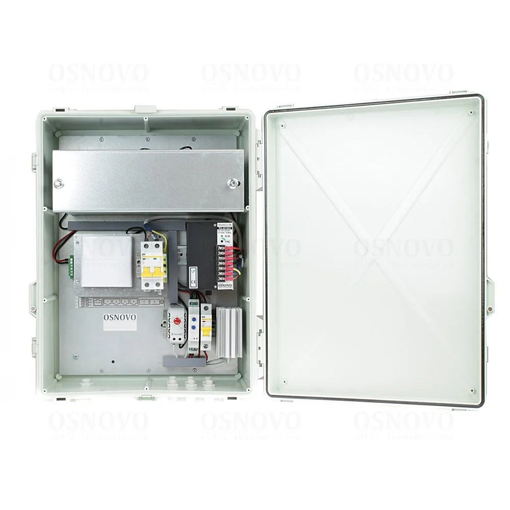 SW-80402-WLU(port 90W). Коммутатор с PoE