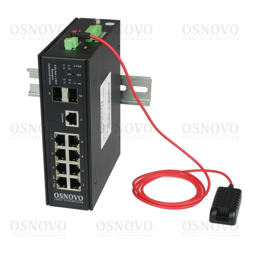 SW-80802/ILS(port 90W,300W). Коммутатор с PoE