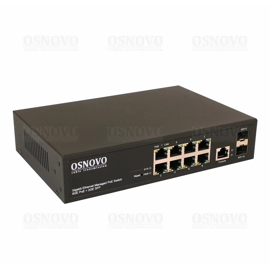 SW-80802/L(150W). Коммутатор Gigabit Ethernet на 8 портов
