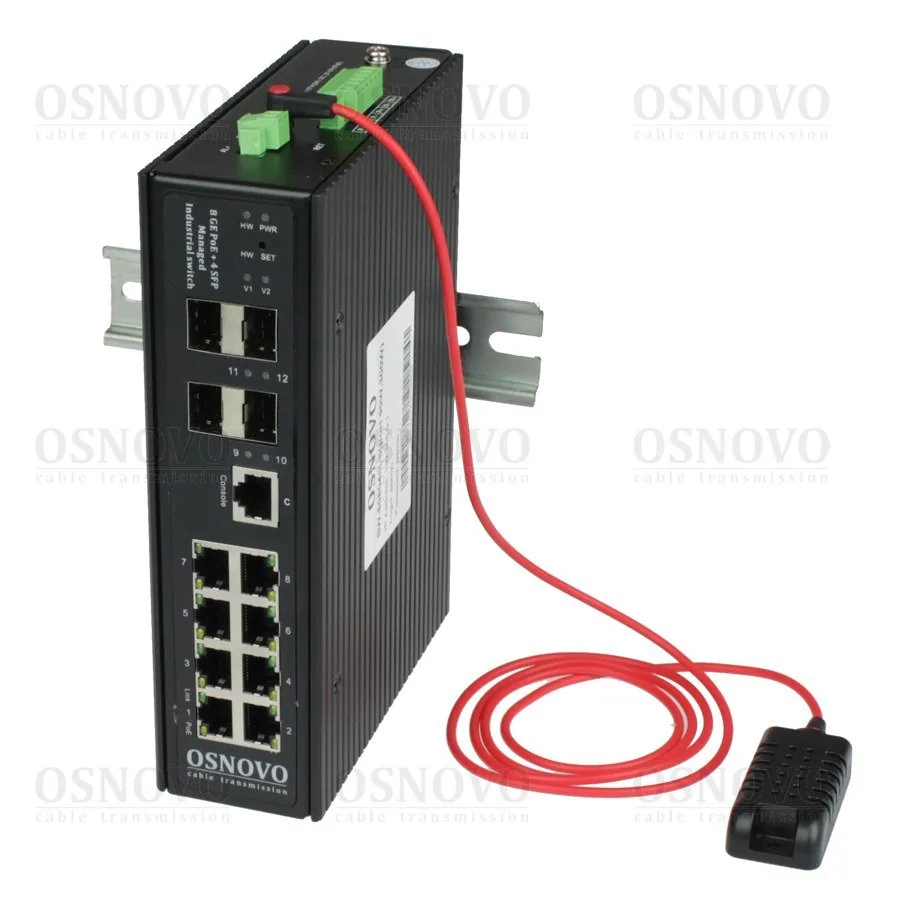 SW-80804/ILS(port 90W,300W). Коммутатор с PoE