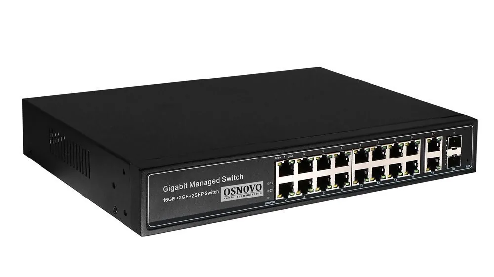 SW-8182/L(300W). Коммутатор 16-портовый Gigabit Ethernet с PoE