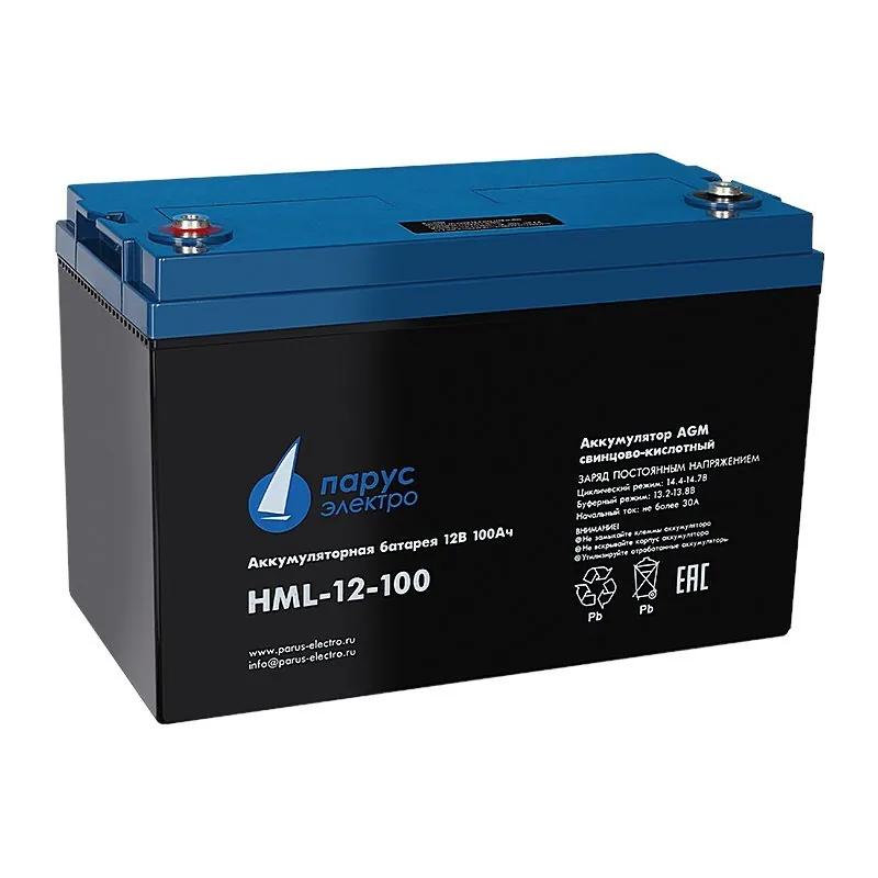 HML-12-100. Аккумулятор герметичный свинцово-кислотный