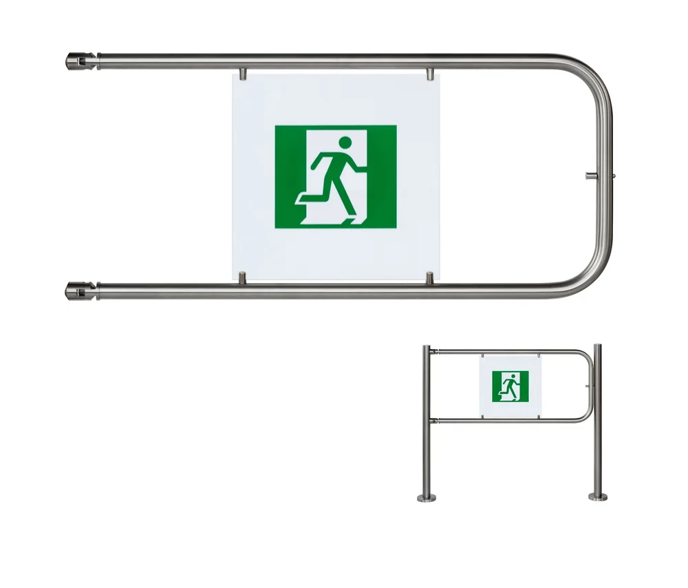 PERCo-BH02 1-17. Поворотная створка