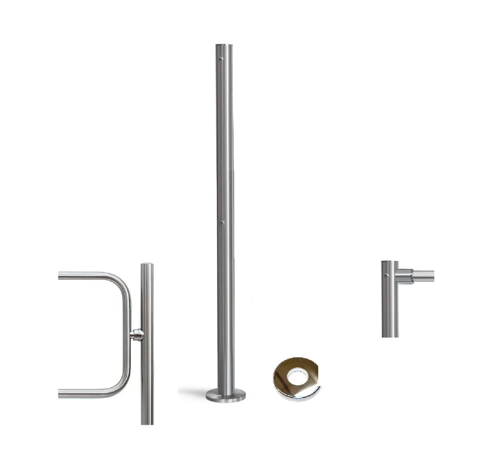 PERCo-BH02 2-05/EL с крышкой. Стойка с эл/магн.устр. блокировки