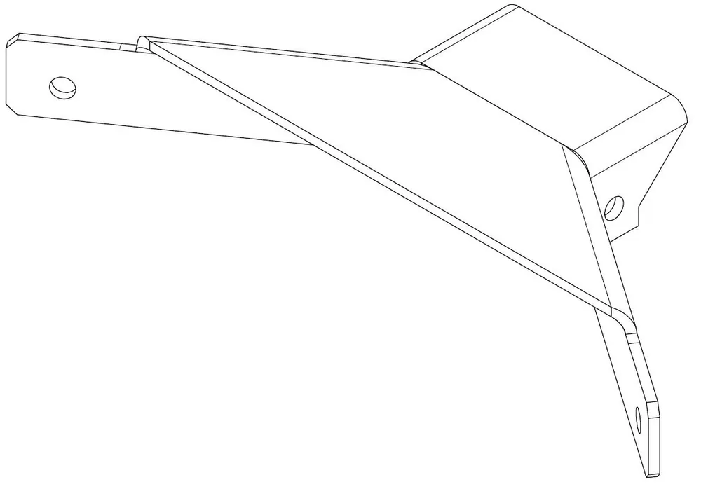 PERCo-MB-16.1. Накладка трехсторонняя