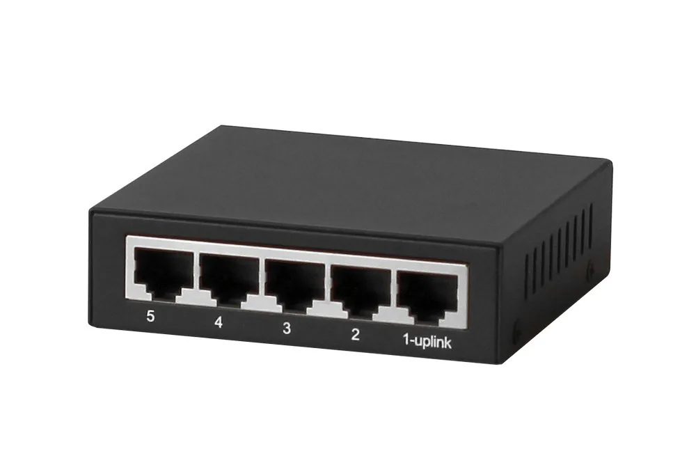 PND-05G. Коммутатор неуправляемый 5-портовый