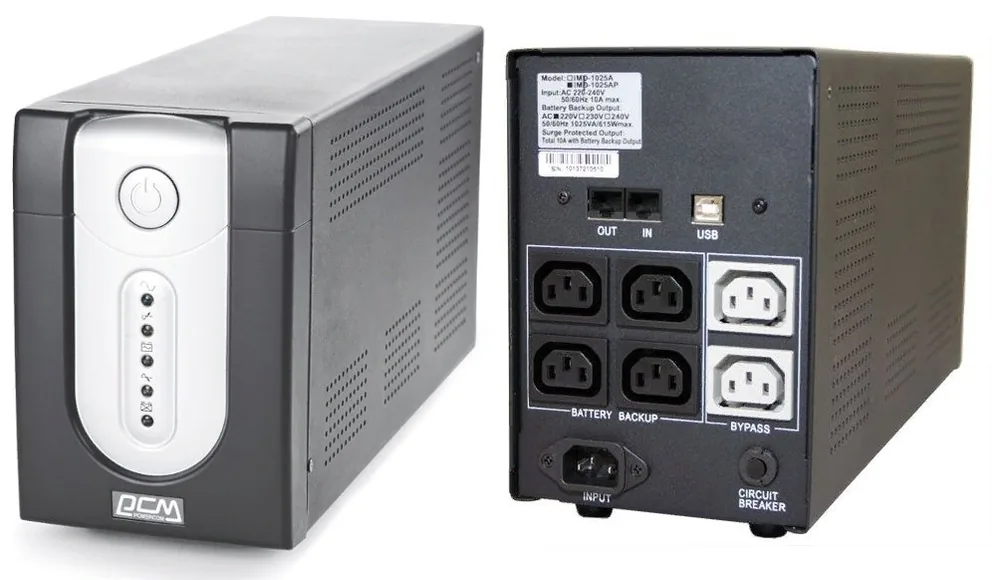 Imperial IMP-1500AP 900Вт 1500ВА черный. Источник бесперебойного питания