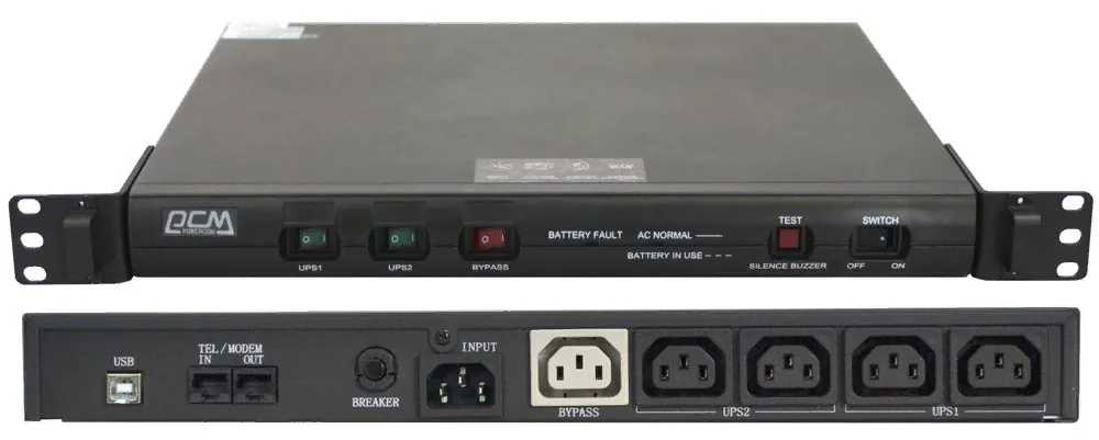King Pro RM KIN-600AP RM 480Вт 600ВА черный. Источник бесперебойного питания