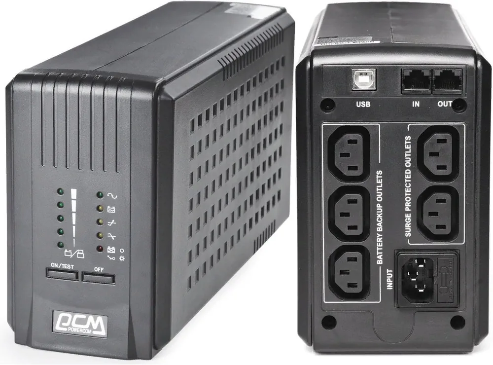 Smart King Pro+ SPT-500-II 400Вт 500ВА черный. Источник бесперебойного питания