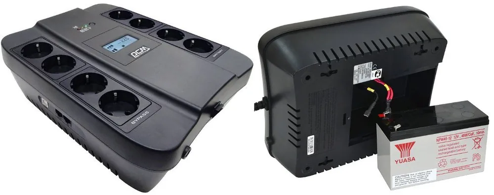 Spider SPD-900U LCD 540Вт 900ВА черный. Источник бесперебойного питания