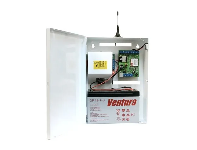 S400-2GSM-SBK25-W "Нано" (под АКБ 7Ач, цвет белый). Устройство оконечное объектовое приемно-контрольное c GSM коммуникатором