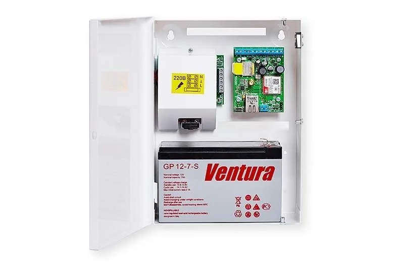 S400L-2GSM-SBK25-W "Нано LAN" RJ-45 (под АКБ 7Ач, цвет белый). Устройство оконечное объектовое приемно-контрольное c GSM и LAN коммуникаторами