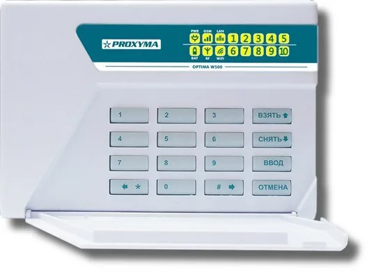 W500BWL Optima. Объектовый прибор с встроенными GSM, РПП БРИЗ и Ладога-РК, проводными шлейфами и W-Fi