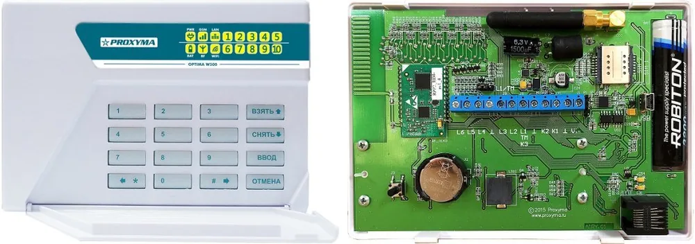W500WL Optima. Объектовый прибор с встроенными GSM, Wi-Fi, РПП Астра РИ-М