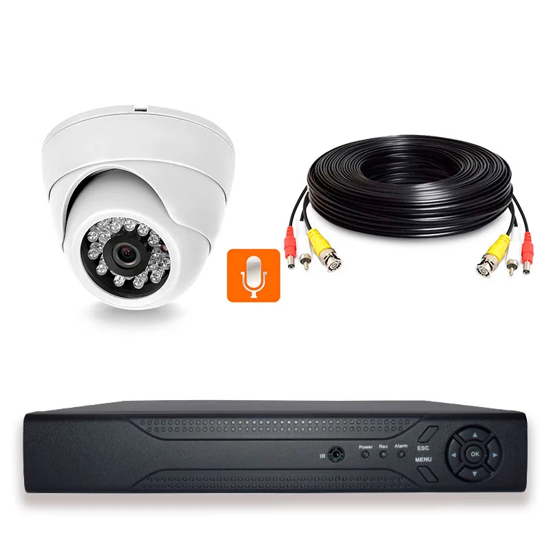 KIT-A201HDM 1 камера с микрофоном для помещения