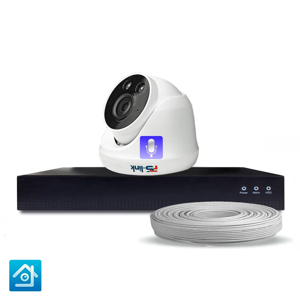 KIT-A201IPM-POE 1 камера с микрофоном для помещения питание PoE ночная съёмка