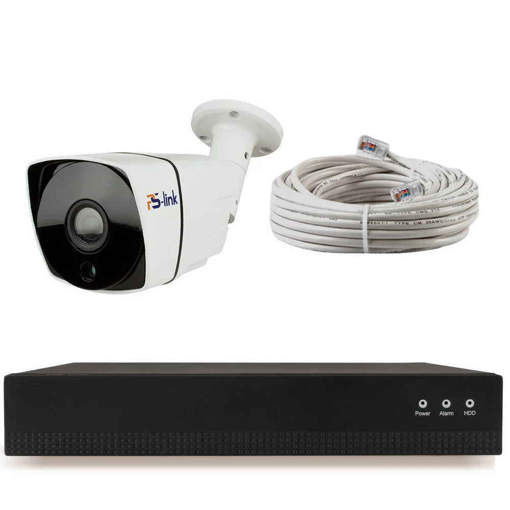 KIT-C801IP-POE 1 камера с ночной съемкой для улицы, с датчиком движения, питание PoE
