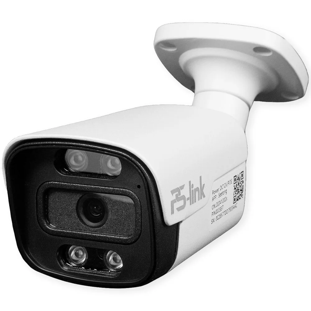 PS-IP505P металлический корпус для улицы, с микрофоном, ИК-подсветка, питание PoE