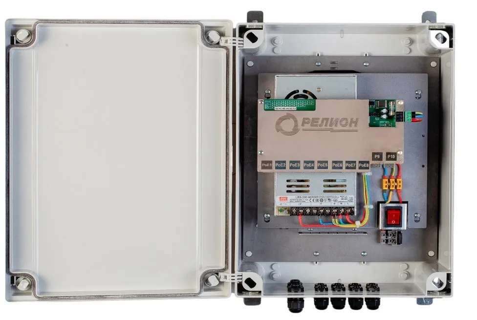 Релион-SW-2G-8Poe+/320W. Коммутатор с питанием по PoE