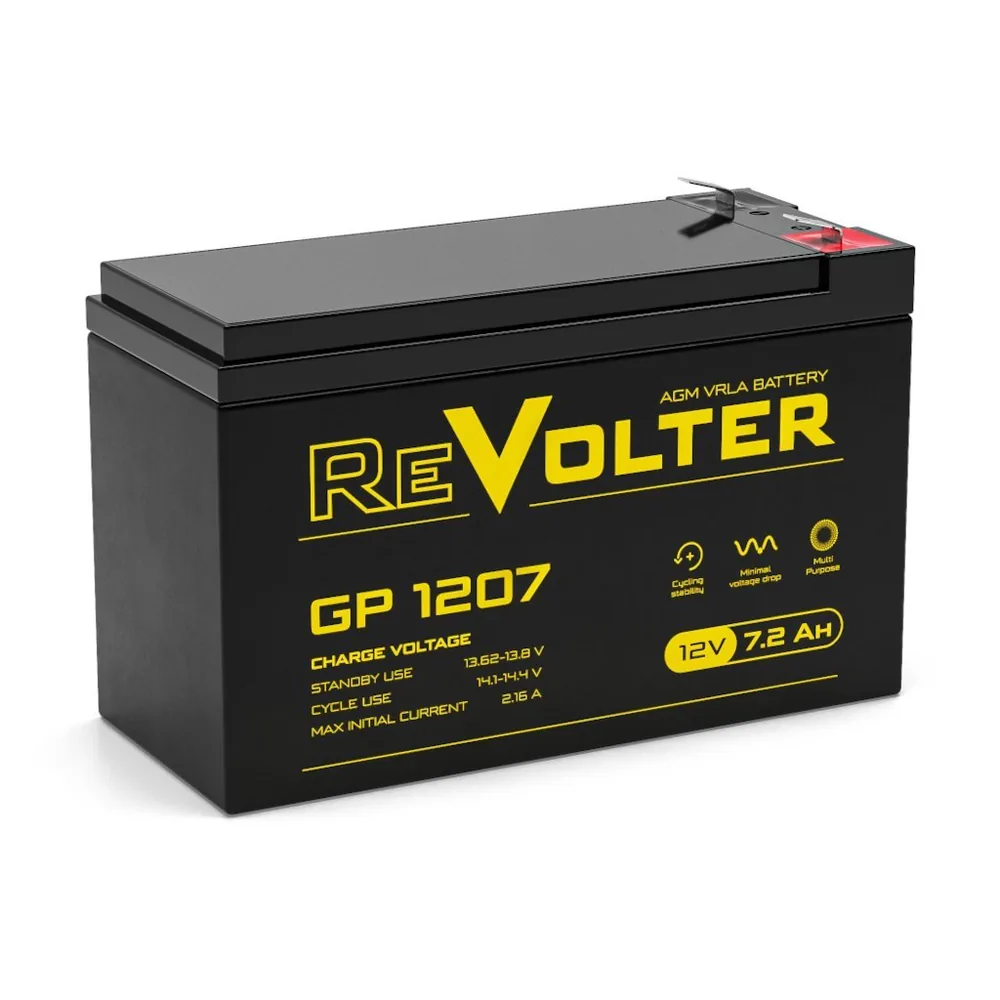 ReVolter GP 1207. Аккумулятор герметичный свинцово-кислотный