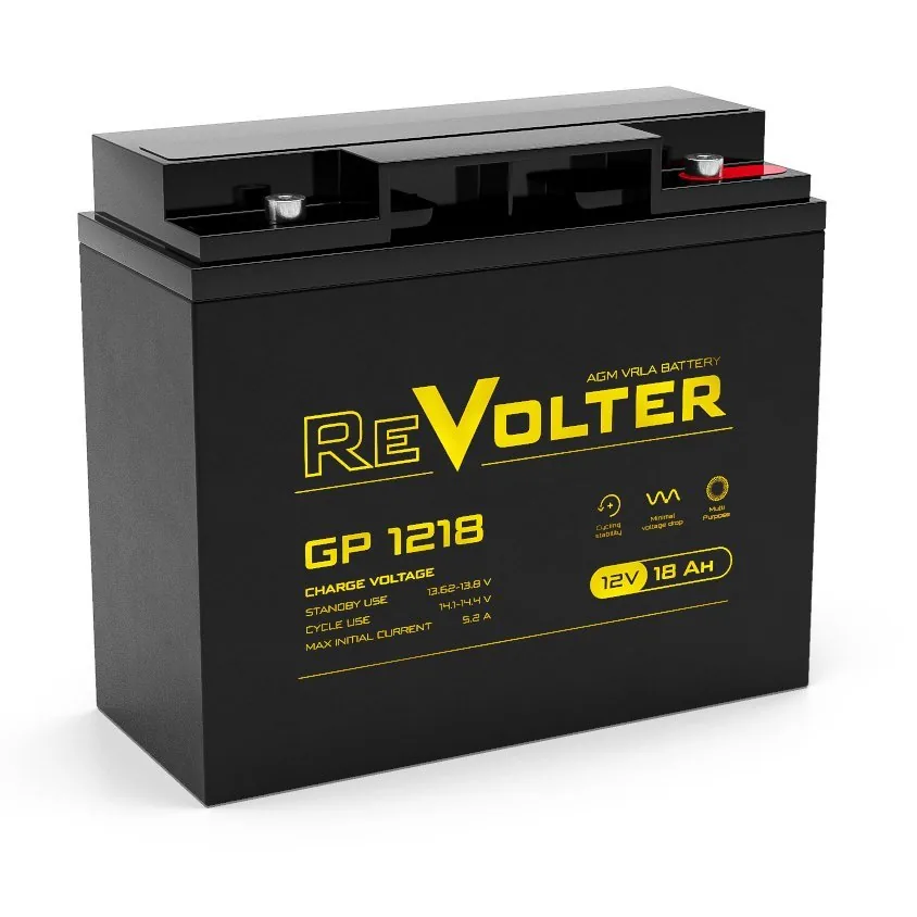 ReVolter GP 1218. Аккумулятор герметичный свинцово-кислотный