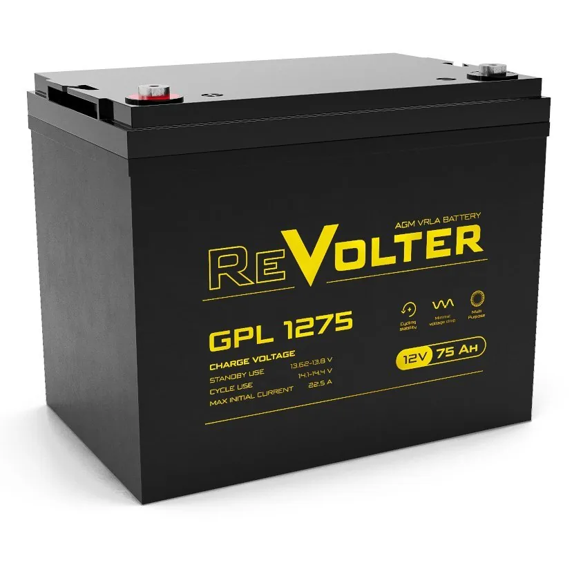 ReVolter GPL 1275. Аккумулятор герметичный свинцово-кислотный