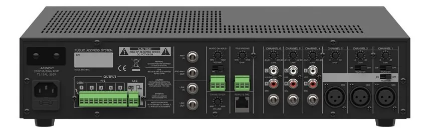 AX-480. Усилитель трансляционный, 480 Вт — фото 3 из 3