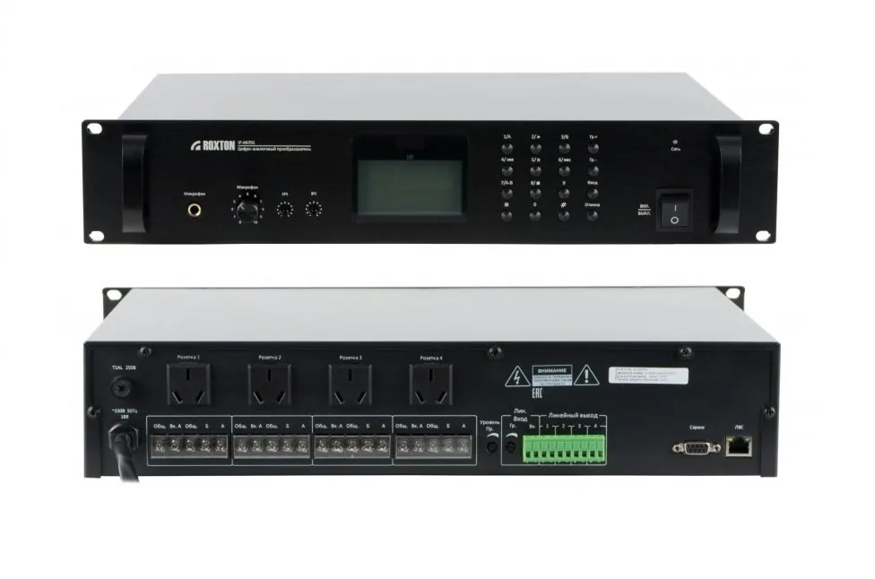 IP-A6701. Цифро-аналоговый аудио преобразователь