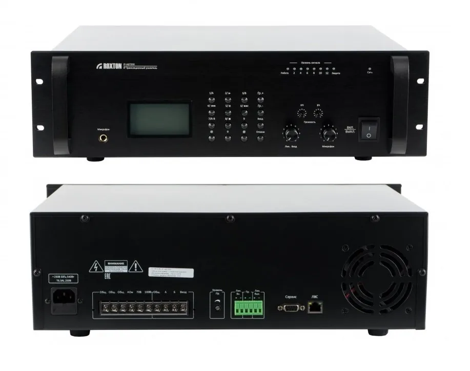IP-A67500. IP-усилитель 500Вт