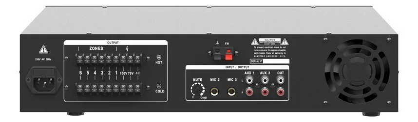 MZ-120. Усилитель комбинированный зональный, 120 Вт — фото 3 из 3
