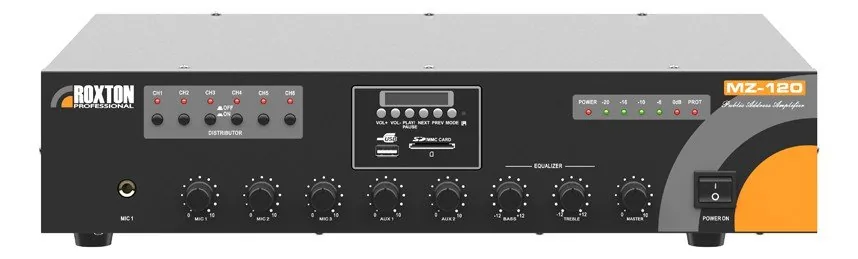 MZ-120. Усилитель комбинированный зональный, 120 Вт — фото 1 из 3