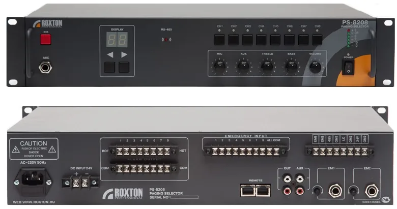 PS-8208. Блок автоматического контроля и управления
