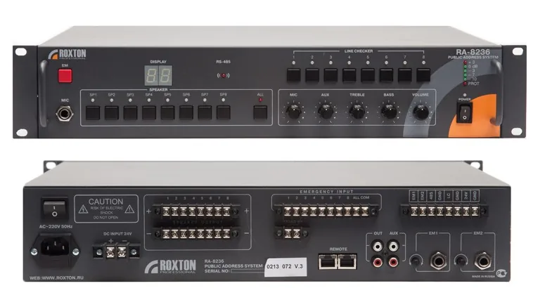 RA-8236. Усилитель комбинированный, 360 Вт