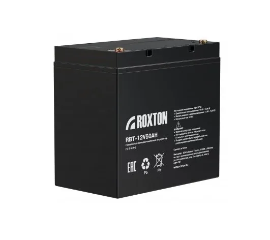 RBT-12V50AH. Аккумулятор герметичный свинцово-кислотный