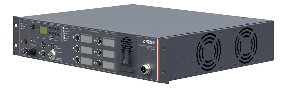 SX-240 (стоечное исполнение). Прибор управления оповещением — фото 3 из 5