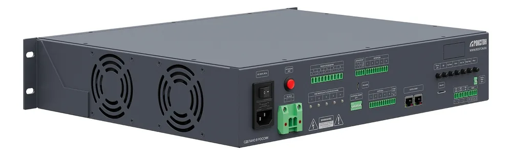 SX-600 (стоечное исполнение). Прибор управления оповещением — фото 4 из 5