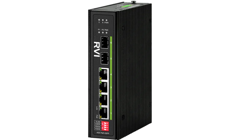RVi-1NSI4GP-2S. Коммутатор с питанием по PoE
