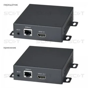 HE20E. Удлинитель HDMI, ИК-сигнала, RS232