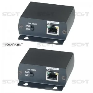 IP01P. Удлинитель Ethernet с PoE
