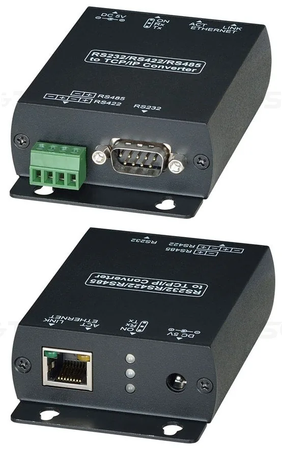RS007. Преобразователь интерфейса RS485/RS422/RS232 в Ethernet