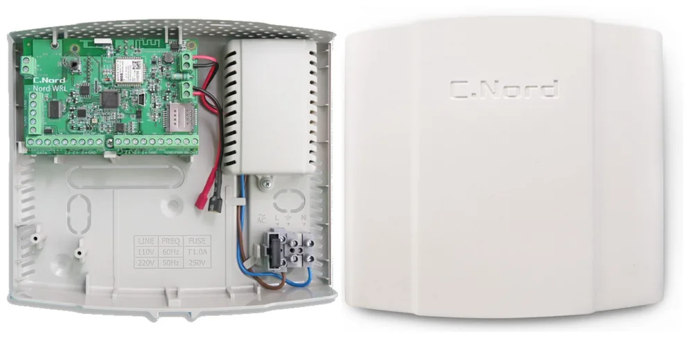 Nord WRL (Nord Pro Air). Беспроводная контрольная панель cо встроенным GSM-модулем (GPRS/SMS) с двумя сим-картами