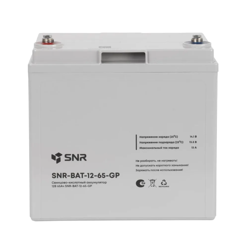 Аккумулятор SNR-BAT-12-65-GP — фото 2 из 5