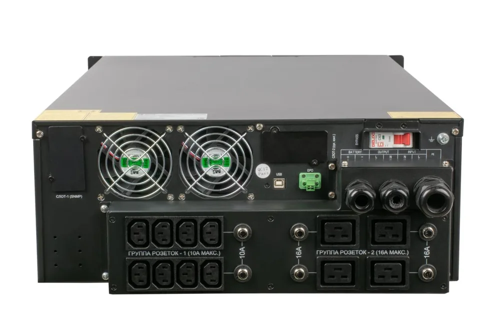 Источник бесперебойного питания SNR-UPS-ONRT-6-INT192 — фото 4 из 7
