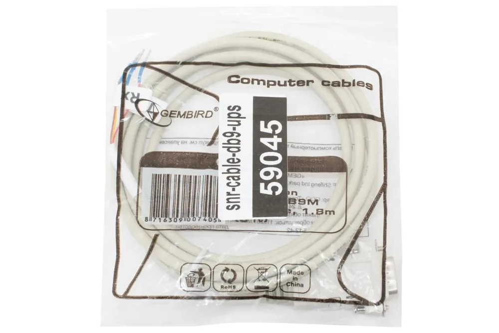 Кабель интерфейсный snr-cable-db9-ups — фото 4 из 4