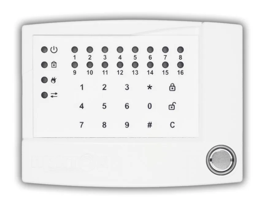ППКОП-16 (М4), интерфейс RS-485. Клавиатура